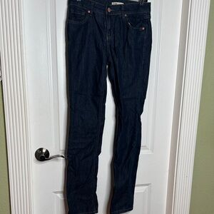 CAbi Dark Blue Straight Leg Jeans